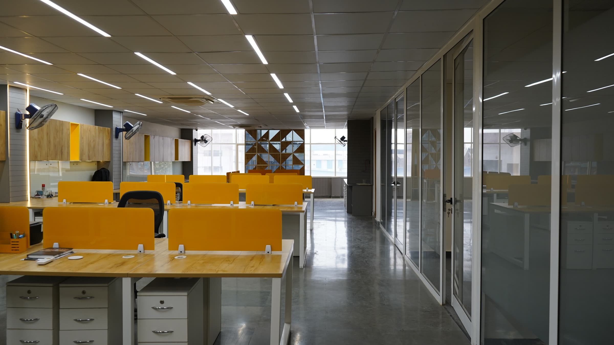 OptiFinish facility — office interior