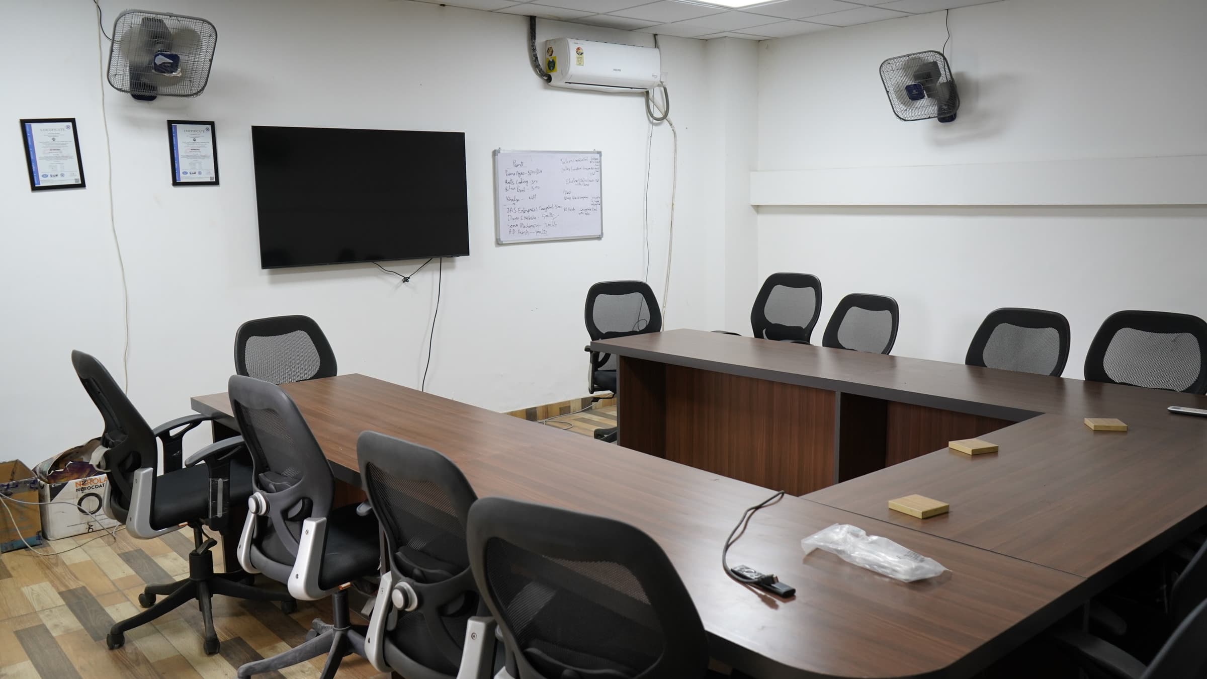 OptiFinish facility — office environment