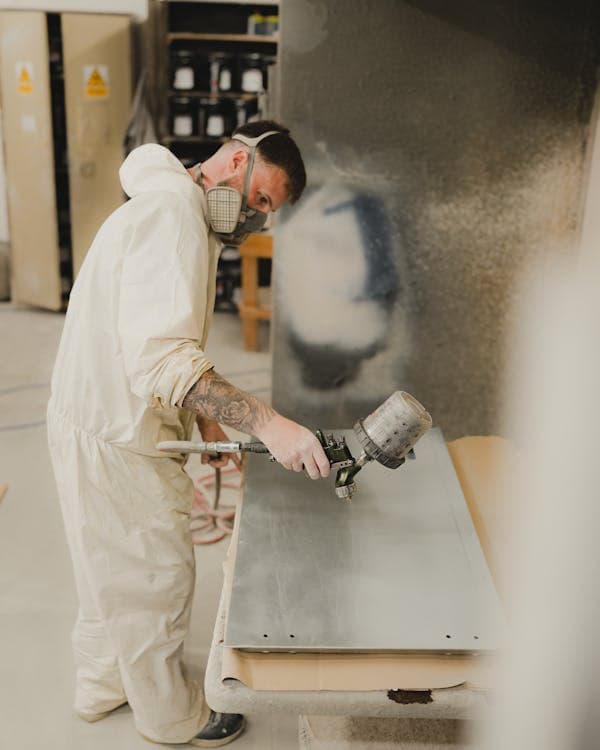 Industrial parts liquid topcoat