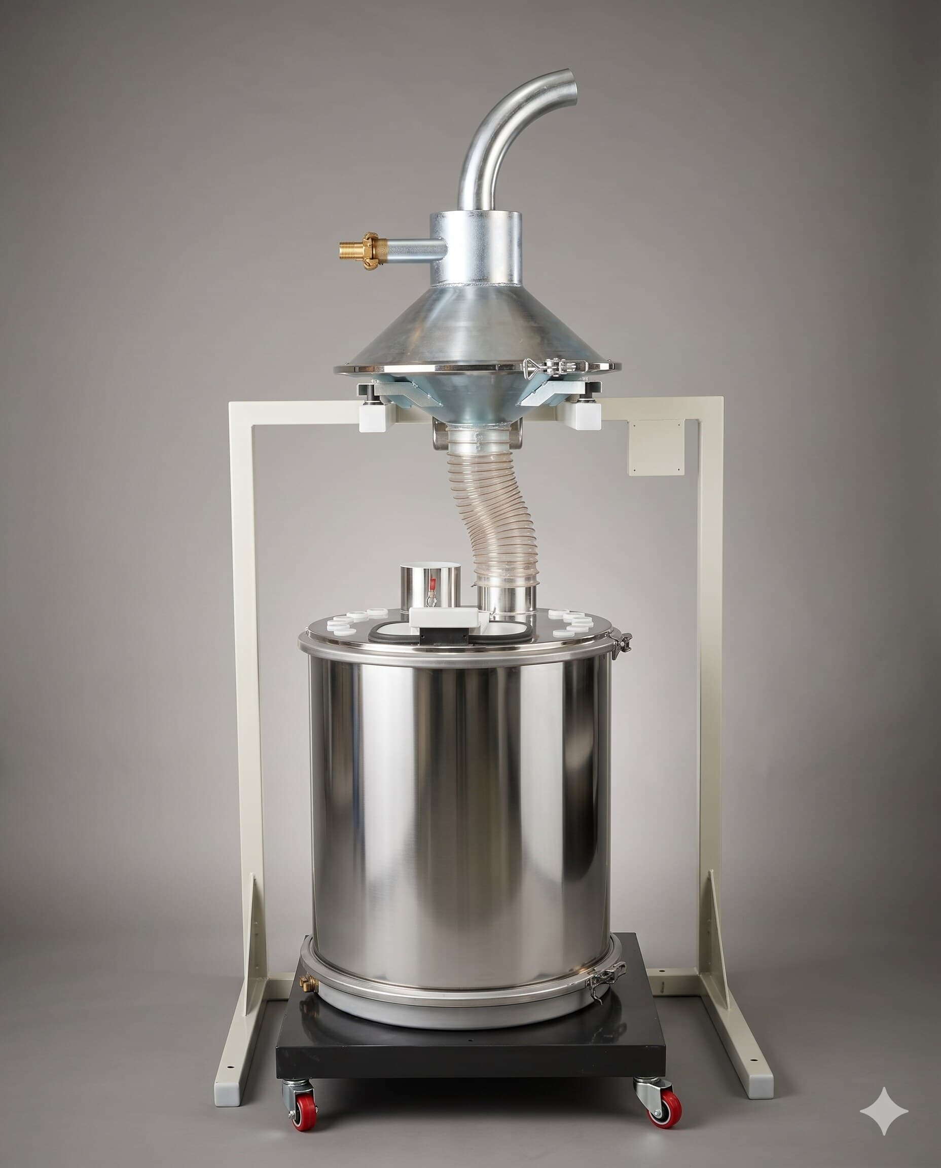 Cyclone output feed